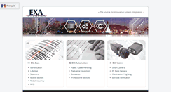 Desktop Screenshot of exainc.com